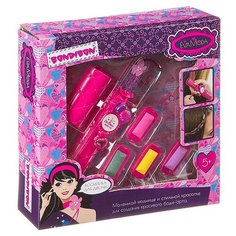 Набор детской декор. косметики Bondibon Eva Moda, BOX 22*22*5,3 см; щипцы с футлярами с колорирующей ВВ3782