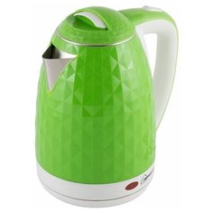 Чайник HOMESTAR HS-1015, зеленый/белый