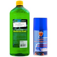 Концентрат жидкости для стеклоомывателя OILRIGHT летний 1 л Ультра эффект + Антизапотеватель для стекол и зеркал автомобиля ELTRANS 5209/EL-0401.01