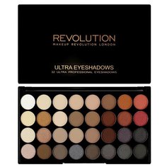 REVOLUTION Палетка теней Ultra 32 Eyeshadow Palette Flawless 2
