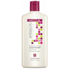 Andalou Naturals кондиционер Color Care для сухих, поврежденных и окрашенных волос 1000 роз, 340 мл