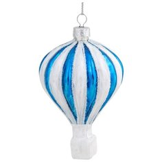 Елочная игрушка Magic Time Воздушный шар (78921/78922), белый/синий