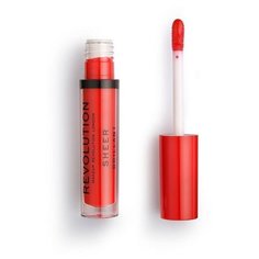 REVOLUTION Блеск для губ Sheer Brillant, 132 cherry