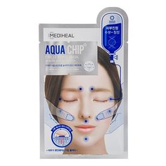 MEDIHEAL Маска Circle Point Mask Aqua Chip успокаивающая с массажным эффектом, 25 мл