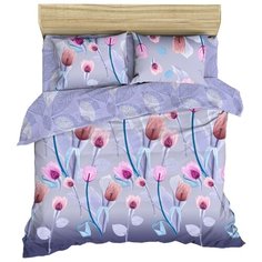 Постельное белье "Василиса" Евро из бязи Лунное сияние