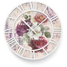 Настенные часы "Vintage flowers" 31 3D Decor
