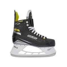 Хоккейные коньки Bauer Supreme S35 Senior черный/белый р. 7.5 D Бауэр