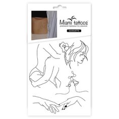 Miami tattoos Набор переводных тату Silhouette черный