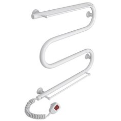 Полотенцесушитель электрический Laris Змеевик М-обр. с полк. 25 ЧК ПС3 500/500 правый тэн