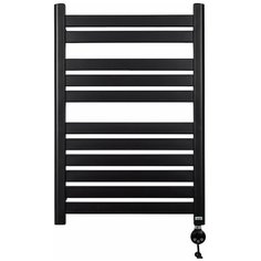 Полотенцесушитель GROIS Leila GR-017 500х800 П11 (2+3+6) RAL9005 птэн черный матовый