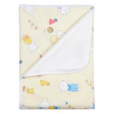 Многоразовые пеленки Multi Diapers непромокаемая микрофибра 60х90 желтый/мишки 1 шт.