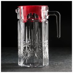 Кувшин 1,55 л Almas, с крышкой 4898688 Isfahan Glass