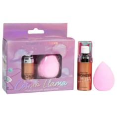 Beauty Fox Набор Cosmo Llama: бронзер-хайлайтер и бьюти-блендер №1