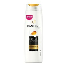 Шампунь 400 мл, PANTENE (Пантин) "Густые и крепкие", для тонких и ослабленных волос, PT-81471253, 1 шт.