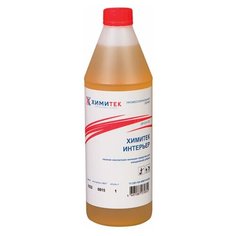 Средство моющее для ежедневной уборки 1 л, химитек "Интерьер", кислотное, пенное, концентрат, 50305, 2 шт.