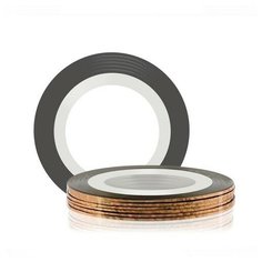 RUNAIL RuNail, лента для дизайна ногтей (бронзовая), 20 м