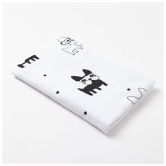 Пеленка Крошка Я "Модные собачки", 75*120 см