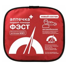 Аптечка первой помощи автомобильная ФЭСТ, текстильный футляр, состав - по приказу № 1080н, 2126, 1 шт.