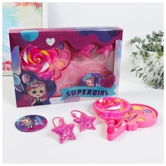 Набор детской косметики и аксессуаров Выбражулька Super girl