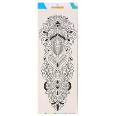 Переводные тату Арт Узор "Менди", 17*50 см