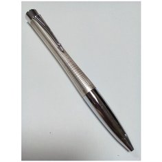 Ручка шариковая PARKER "Urban Premium Pearl Metal CT" синяя, 1,0мм", белый жемчуг, хромированные детали, синяя, S0911450