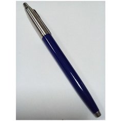 Ручка шариковая PARKER "Jotter Plastic CT", корпус синий, детали из нержавеющей стали, синяя, R0033170