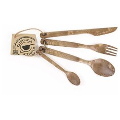 Набор столовых приборов KUPILKA CUTLERY (в подарочной упаковке) (красный)
