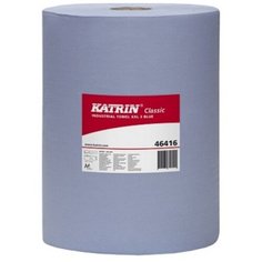 Katrin Classic XXL2 Blue 46416 промышленные полотенца повышенной прочности, 2-слойные, высота рулона 38см, длина-380м,1000 отрывов.