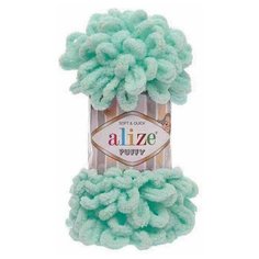 Пряжа Alize Puffy, 100 г, 9 м, 5 шт., 19 бирюза