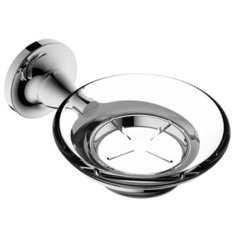 Мыльница стеклянная RUSH Corsica CO42411 Хром