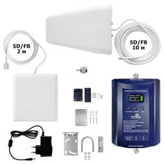 Репитер сотовой связи и интернета 3G с антеннами. Комплект Titan-900 (LED)