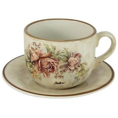 Чашка с блюдцем Элианто, 0,5л LCS