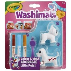 Фигурки для раскрашивания Washimals «Собачки» - 2 фигурки Crayola