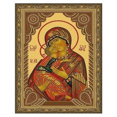 Алмазная мозаика «Владимирская Божья Матерь» 20х30см с рамой Molly