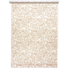 8964. Рулонная штора 070х175 Ажур коричневый Уют