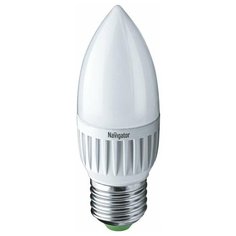 Лампа светодиодная 94 483 NLL-P-C37-5-230-4K-E27-FR 5Вт свеча 4000К бел. E27 370лм 220-240В Navigator 94483 (упаковка 10 шт)