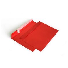 Конверт цветной С4 (229х324) Красный Курт