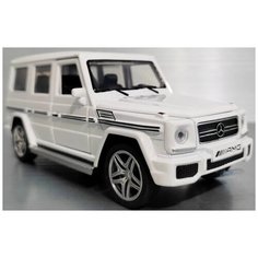 Машинка Mercedes-Benz G-Класс Гелендваген Гелик металлическая белая 1:32 Miniauto