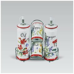 MR-20008-04S Набор для специй 5пр. Maestro "Flora"