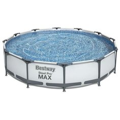 Бассейн каркасный Bestway Steel Pro MAX 56416, 366 х 76 см, фильтр-насос