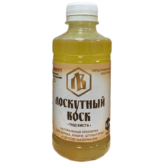 Воск интерьерный, Масло-воск, Масло для дерева, Пропитка для дерева Лоскутный Воск под кисть 0,25 л.