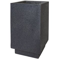 Кашпо Nobilis Marco конкрит Nobilis Marco "Sandy black Column", 25х25хH42 см