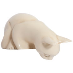 Статуэтка Кошка на полку Айвори Bogacho