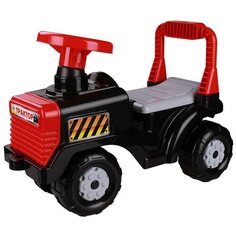 Каталка-толокар Альтернатива Трактор (М4943/М4942/М4944) черный Alternativa