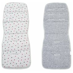Матрас для прогулочной коляски Ceba Baby W-814 grey dots