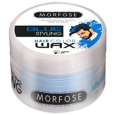 Morfose Воск Color Hair Wax Blue Styling, 100 мл