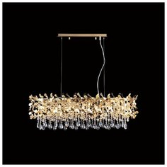 Подвесная люстра Crystal Lux Romeo SP8 Gold L1000