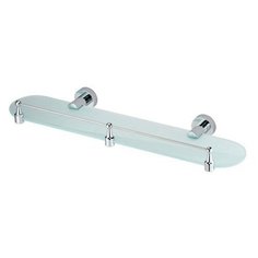 Полка в ванную WasserKRAFT Donau K-9444 стеклянная с бортиком