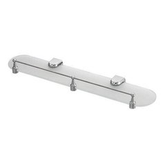 Полка в ванную WasserKRAFT Berkel K-6844 стеклянная с бортиком