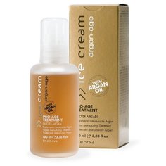 Сыворотка для волос для увлажнения и питания с аргановым маслом INEBRYA Argan Age, 100 мл.